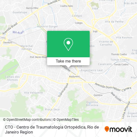 CTO - Centro de Traumatologia Ortopédica map