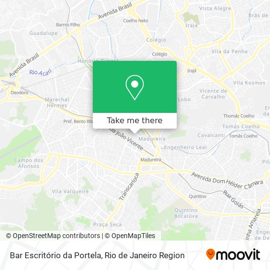 Bar Escritório da Portela map