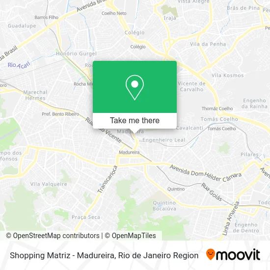 Shopping Matriz - Madureira map