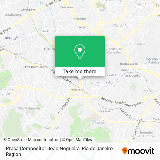 Praça Compositor João Nogueira map