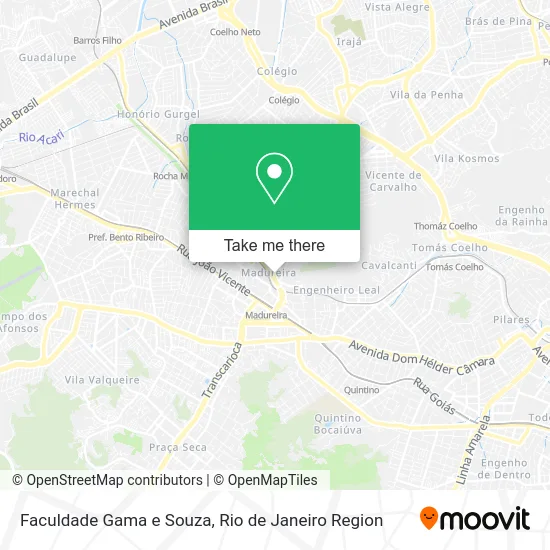 Faculdade Gama e Souza map