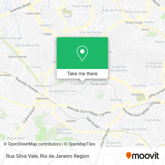 Rua Silva Vale map