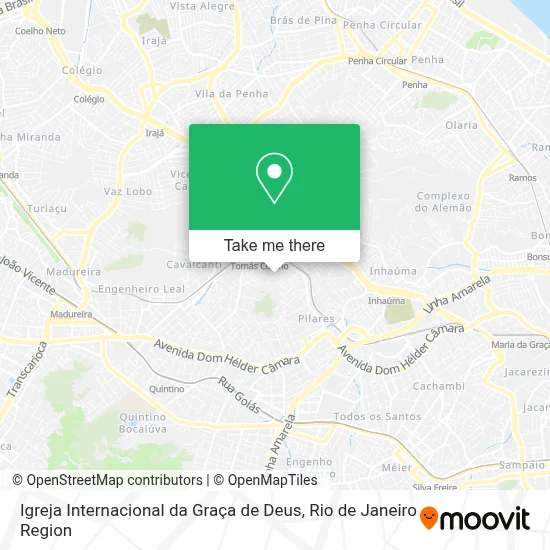 Igreja Internacional da Graça de Deus map
