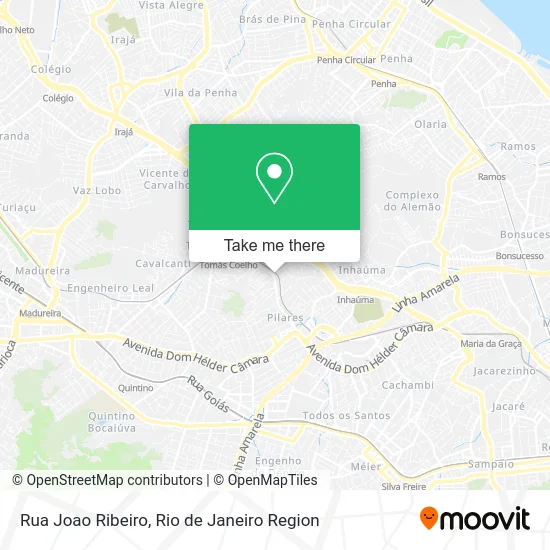 Rua Joao Ribeiro map