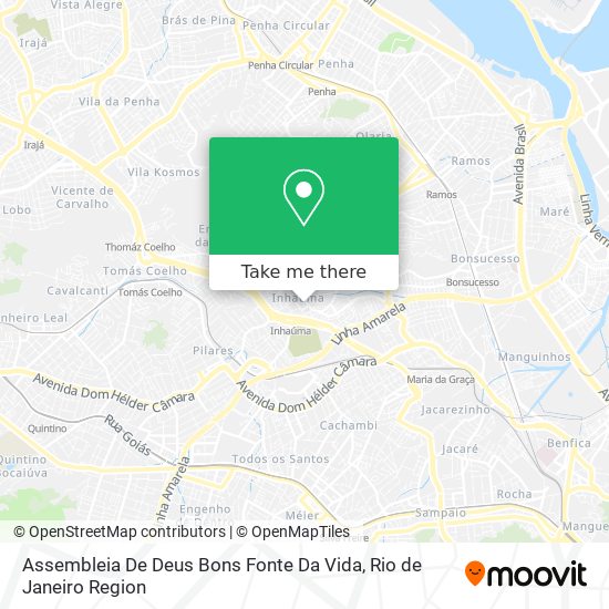 Assembleia De Deus Bons Fonte Da Vida map