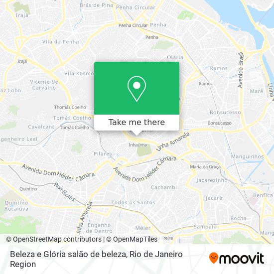 Beleza e Glória salão de beleza map