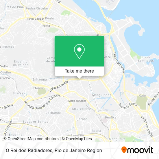 O Rei dos Radiadores map