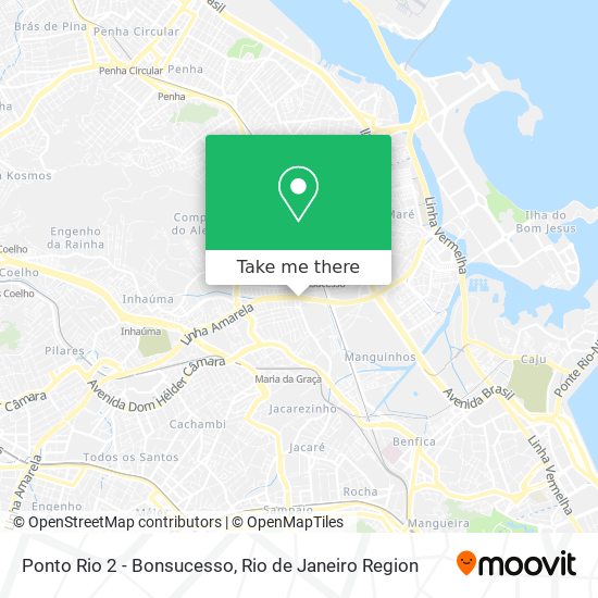 Mapa Ponto Rio 2 - Bonsucesso