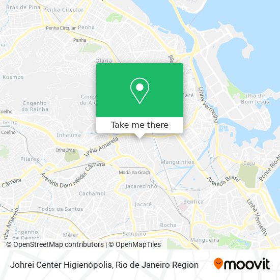 Mapa Johrei Center Higienópolis