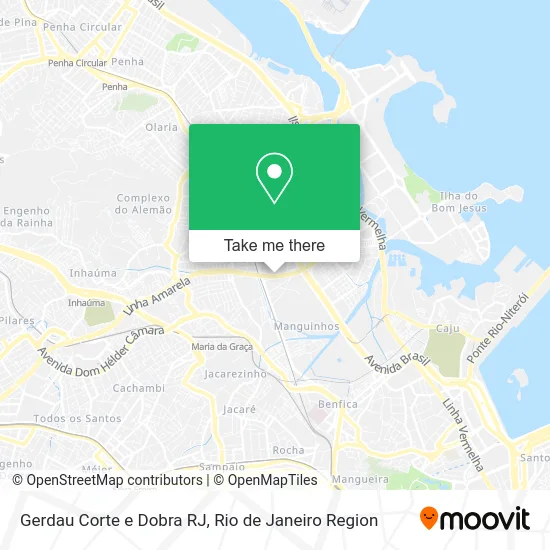 Gerdau Corte e Dobra RJ map