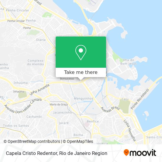 Capela Cristo Redentor map