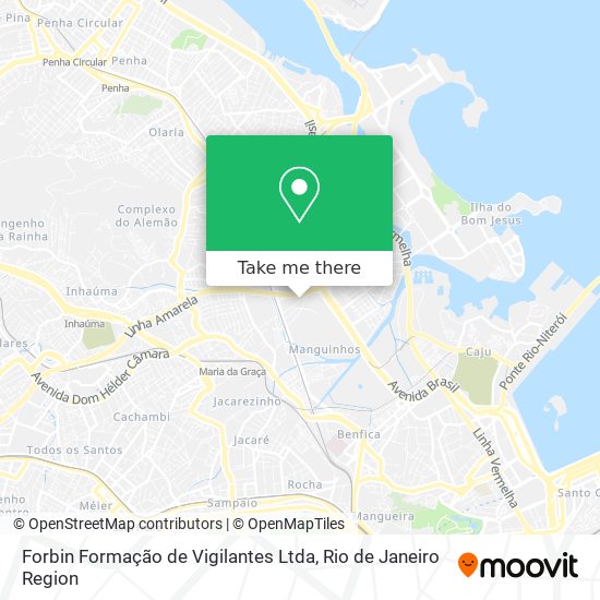 Mapa Forbin Formação de Vigilantes Ltda