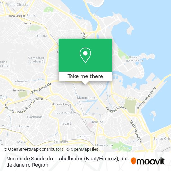 Núcleo de Saúde do Trabalhador (Nust / Fiocruz) map