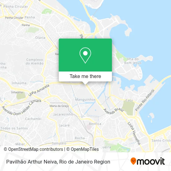 Pavilhão Arthur Neiva map