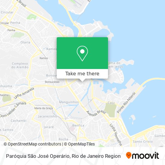 Mapa Paróquia São José Operário