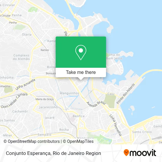 Conjunto Esperança map