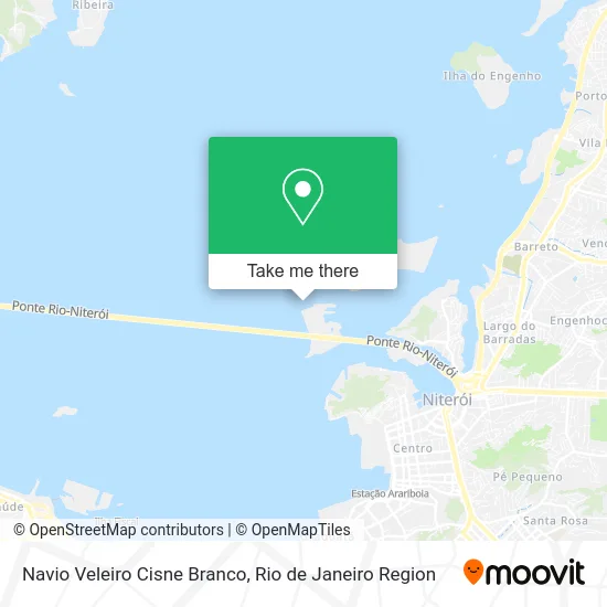 Navio Veleiro Cisne Branco map