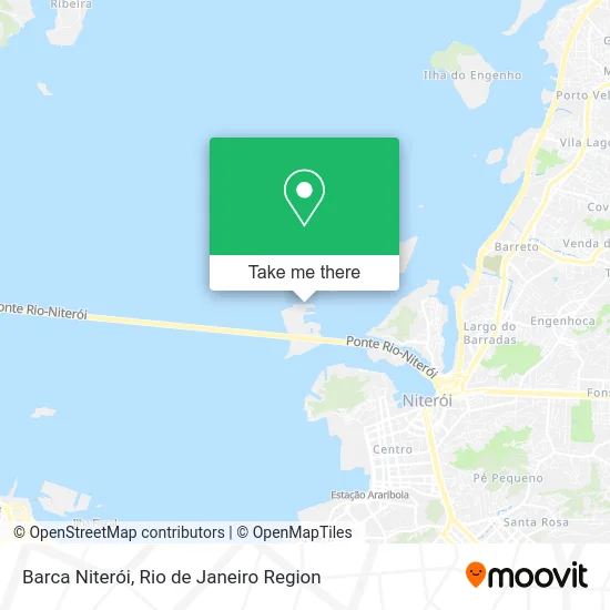 Barca Niterói map