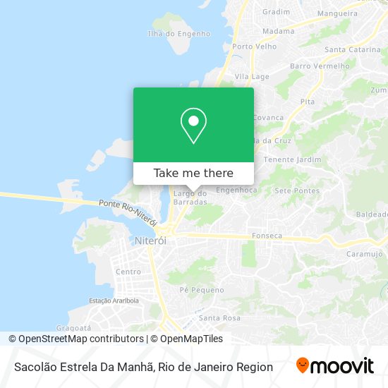 Sacolão Estrela Da Manhã map