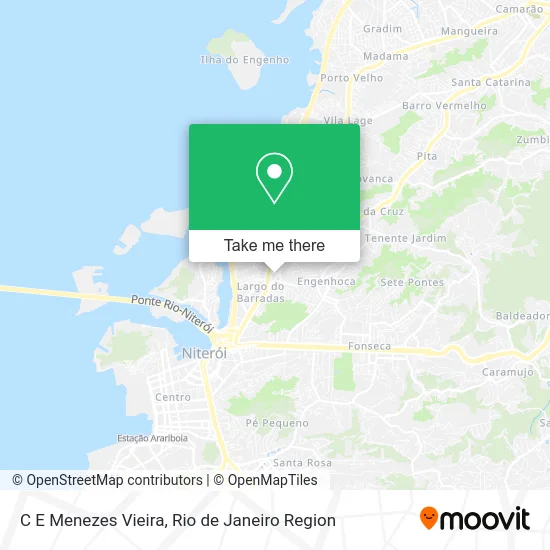 C E Menezes Vieira map