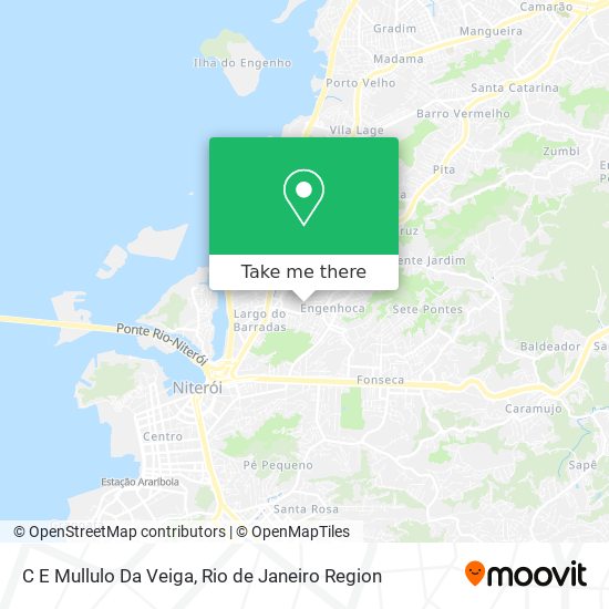C E Mullulo Da Veiga map