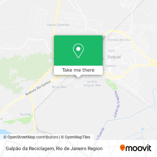 Mapa Galpão da Reciclagem