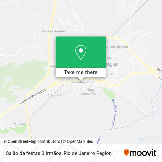 Salão de festas 3 Irmãos map