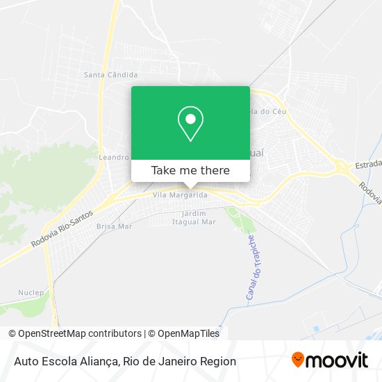 Auto Escola Aliança map