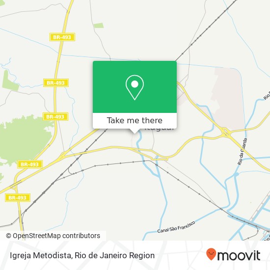 Mapa Igreja Metodista