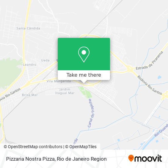 Mapa Pizzaria Nostra Pizza