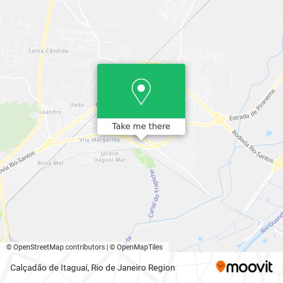 Calçadão de Itaguaí map
