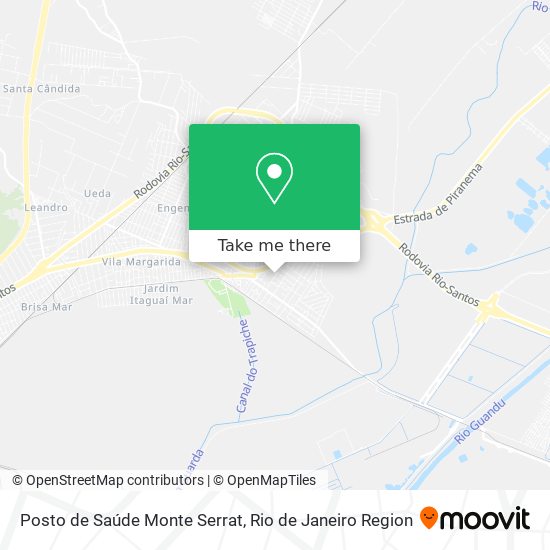 Posto de Saúde Monte Serrat map