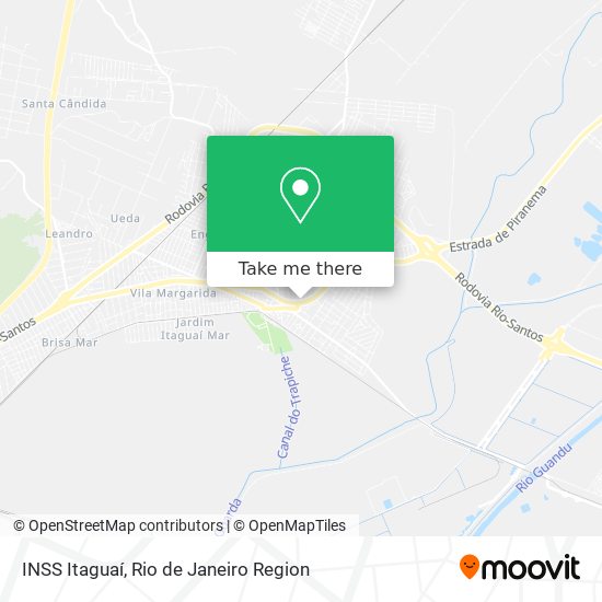INSS Itaguaí map