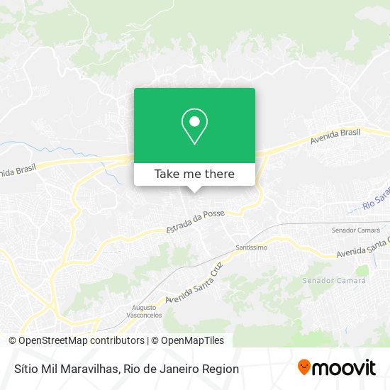 Sítio Mil Maravilhas map