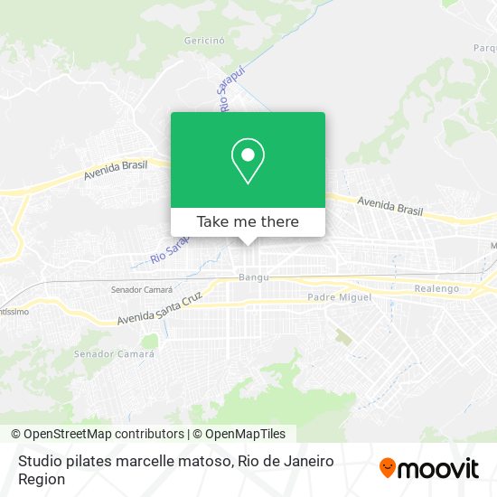 Mapa Studio pilates marcelle matoso