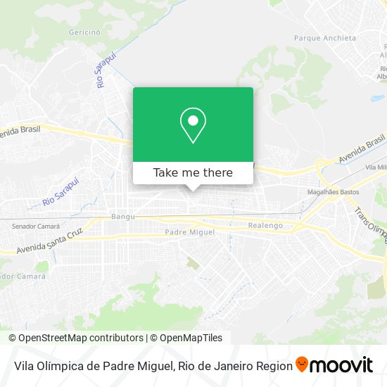 Vila Olímpica de Padre Miguel map