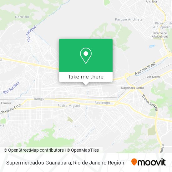 Mapa Supermercados Guanabara