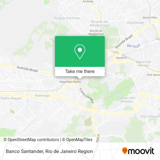 Banco Santander map
