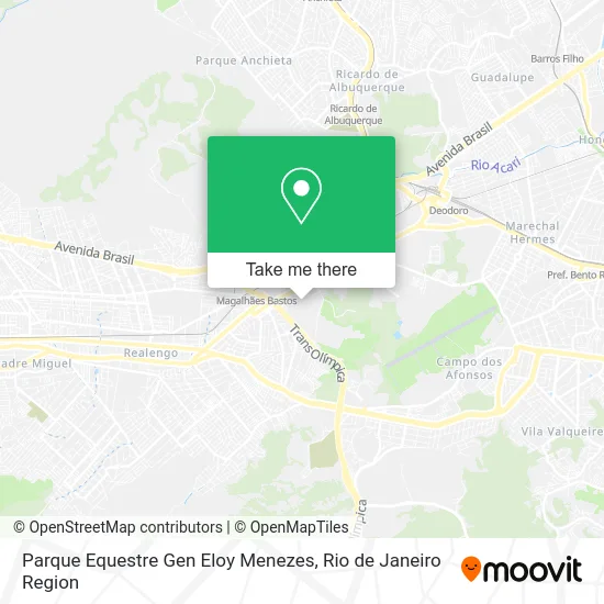 Parque Equestre Gen Eloy Menezes map