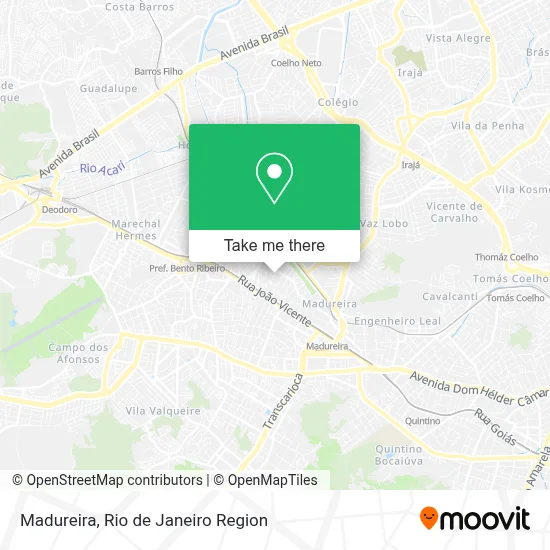 Madureira map