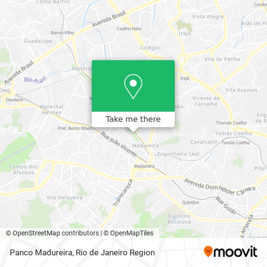 Panco Madureira map