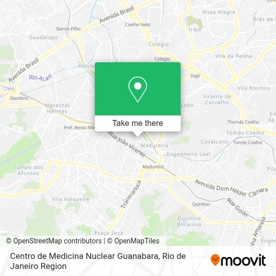 Centro de Medicina Nuclear Guanabara map