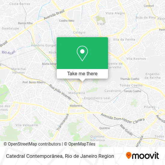 Catedral Contemporânea map