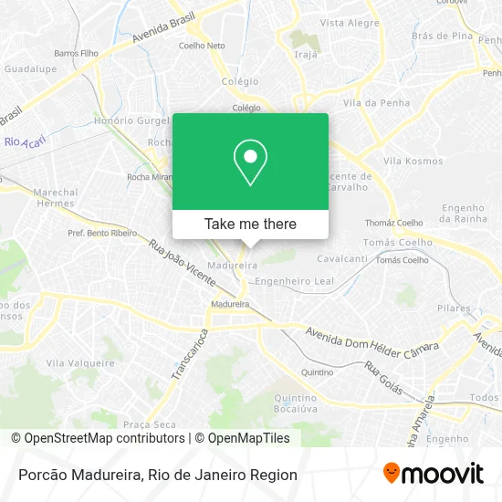 Porcão Madureira map