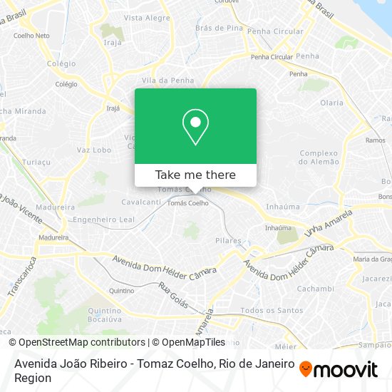 Avenida João Ribeiro - Tomaz Coelho map