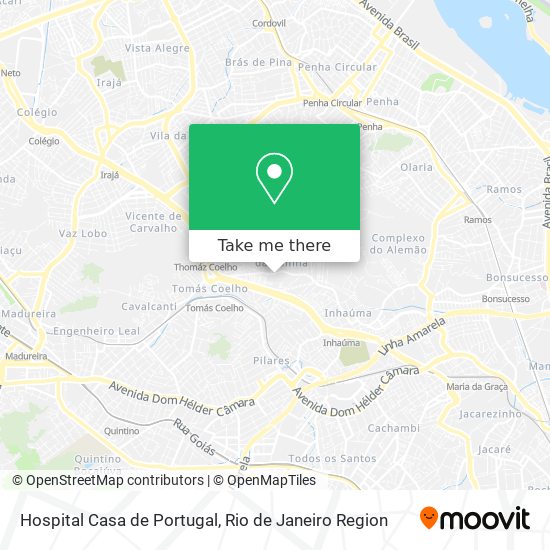 Mapa Hospital Casa de Portugal