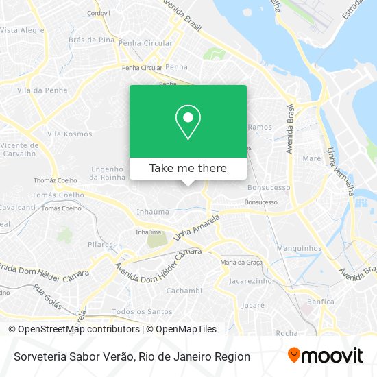 Sorveteria Sabor Verão map