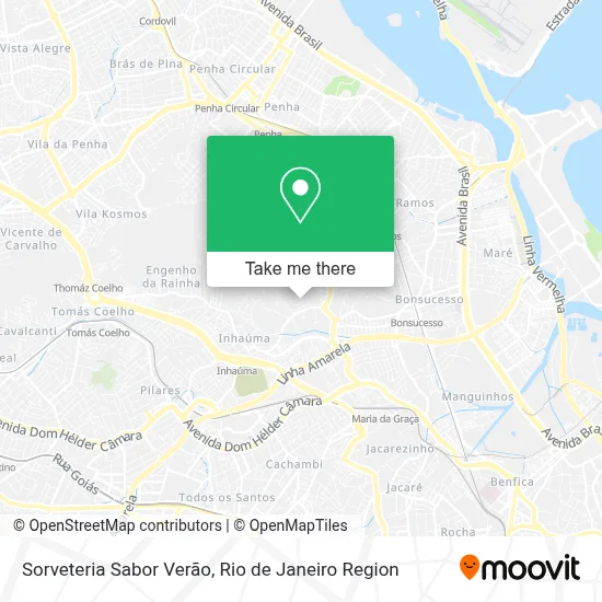 Sorveteria Sabor Verão map