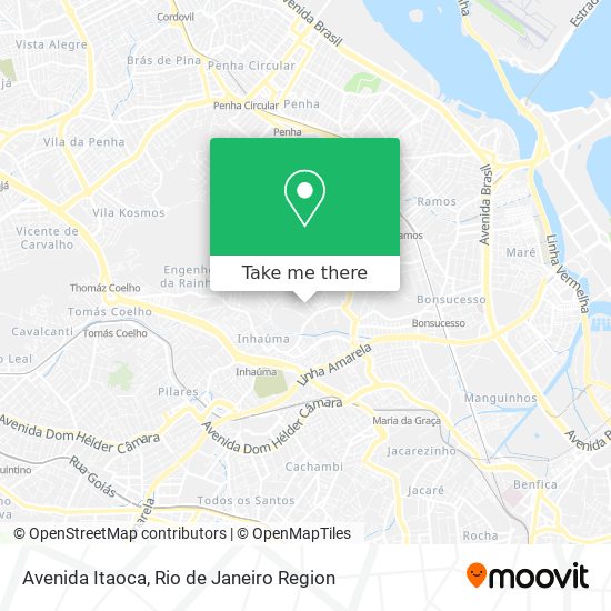 Mapa Avenida Itaoca
