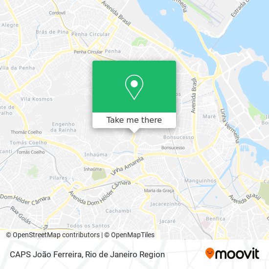 Mapa CAPS João Ferreira